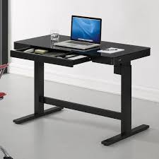 Stand desk electric desk adjustable height computer desk,farexon 48 x 24 inches sit stand home office table i shaped desk with memory preset height 4.6 out of 5 stars 5 $157.99 $ 157. Tresanti Power Adjustable Height Tech Desk Black Costco Uk