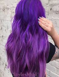 Marvelous Purple Hair Color Ideas Trends To Try In 2019 Stylesmod Long Purple Hair Lilac Hair Hair Styles