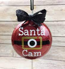 Santa Cam Christmas Ornament Santa Claus By Showerthemwithgifts1 Family Christmas Ornaments Christmas Ornaments Merry Christmas Baby