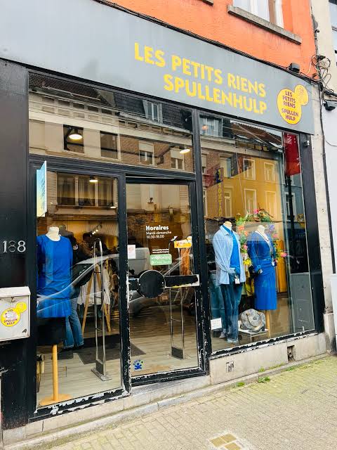Vintage shop in the Marolles