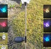 Pig Color Changing Solar Stake Lights, Set of 2 Animal Garden Lights