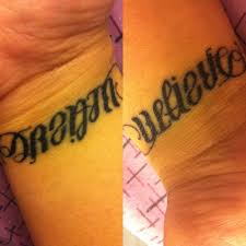 This expressive quality of ambigram makes it perfect for tattoo designs. Tatto Wallpapers Two Words In One Tattoo