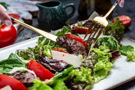 While whisking, slowly drizzle in the olive oil until it is emulsified. Free Photo Salad Of Chicken Liver And Leaves Of Spinach And Chard Flat Lay Top View