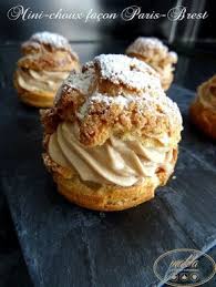 Mini Choux Facon Paris Brest Recette Mignardise Recettes De Cuisine Patisserie De Choux