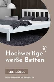 The site owner hides the web page description. Bett Massivholzbett Lattenrost 160x200 Ehebett Jugendbett Holzbett Grau Weiss Ebay Schlafzimmermobel Mobelideen Massivholzbett