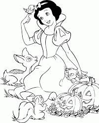 We have here coloring pages that suitable for toddlers and for preschoolers. Halloween Disney Princess Coloring Pages Snow White 2190 Disney Coloring Home