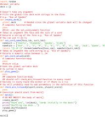 In this article, i'll walk you through how to make a card game with python. Solved I Am Writing A Python Code That Simulations The Wa Chegg Com