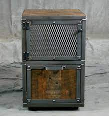 Shop the industrial filing cabinets collection on chairish, home of the best vintage and used furniture, decor and art. Industrial File Cabinet With Storage Reclaimed Wood End Etsy Wood File Reclaimed Wood Reclaimed Wood Nightstand