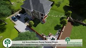 Bir master planın geliştirilmesi bir taraftan zaman içinde. S C Konut Bahcesi Peyzaj Tasarimi Projesi Zelena