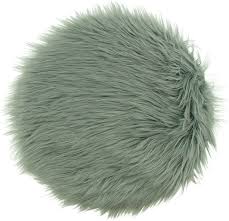 24 february 2011 / published online: Deko Fell Aqua Rund O 35 Cm Sitz Kissen Kunstfell Stuhl Auflage Plusch Polster Kaufen Bei Come4buy Gmbh