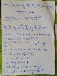 Radicalii monovalenti derivati din alcani normali prin indepartarea unui atom de hidrogen de la un atom de carbon terminal se numesc alchili normali. Un Detergent Neionic Are Formula De Structura Ch3 Ch2 M O Ch2 Ch2 O N H Stiind Ca Intr O Molecula Brainly Ro