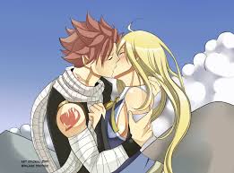 Natsu And Lucy Kiss Nalu Natsu And Lucy Kiss Fairy Tail Family Fairy Tail Natsu And Lucy
