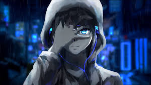 Find the best anime boy wallpaper on wallpapertag. Anime Boy Blue Eyes Headphones Wallpaper Youtube