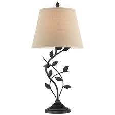 Revel Kira Home Ambrose 30 Matte Black Table Lamp 6w Led Bulb Energy Efficient Eco Friendly Intricate Leafs Design Gold Bronze Shade Walmart Com Walmart Com
