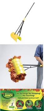 Rakes 118864 Amazing Rake 3 In 1 Yellow Ergonomic Lightweight 17 Inch Lawn Leaf Grabber Buy It Now Only 63 99 On Ebay Rakes Rake Rakes Aerate Lawn