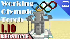 Either of those medals should have been enough for someone to. Olympic Torch Working Minecraft Redstone Tutorial 1 10 Youtube