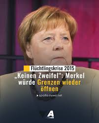 Angela Merkel sieht keine Fehler in ihrer Entscheidung zur Grenzöffnung vor  zehn Jahren: Sie habe „keinen Zweifel“ daran, dass sie sie wieder so fällen  würde. Zu „Wir schaffen das“ meint sie, vieles