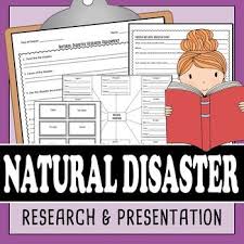 Students Will Learn About Natural Disasters By Researching An Assigned Natural Dis Middle School Science Activities Natural Disasters Secondary Science Lessons