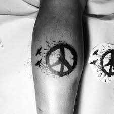 This idea is different and playful, ideal for girls who love pastel colors. Top 71 Peace Sign Tattoo Ideas 2021 Inspiration Guide
