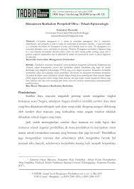 Fungsi, manfaat, dan komponen kurikulum. Pdf Manajemen Kurikulum Perspektif Oliva Telaah Epitemologis