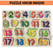 These free printable number puzzles for kindergarten are a fun way for children to work on number sense as they count to 20. Children S Educational Toys Wooden Puzzle Wooden Pin Knob Numbers 1 20 Shopee Malaysia