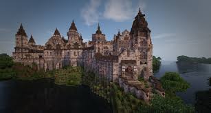 Realistic Medieval Castle 2 With Interior Download Minecraft Project Minecraft Castle Minecraft Medieval Minecraft Medieval Castle