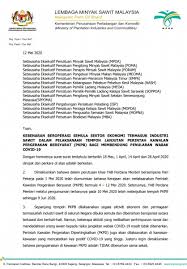 Check spelling or type a new query. Mpob Tweets Twitter àªªàª° Pengumuman Kepada Semua Persatuan Industri Sawit Malaysia Berikut Adalah Makluman Berkenaan Kebenaran Beroperasi Semula Sektor Ekonomi Termasuk Industri Sawit Dalam Pelaksanaan Tempoh Lanjutan Perintah Kawalan Pergerakan