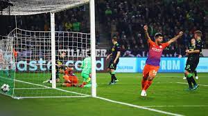 Pertandingan tersebut digelar di stadion puskas arena, hungaria, rabu (24/2/2021). Borussia M Gladbach 1 1 Manchester City Man City Through To Champions League Last 16 After Draw Football News Sky Sports