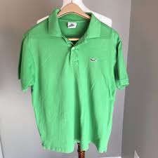 Lacoste Kelly Green Men S Polo Size 5 Large