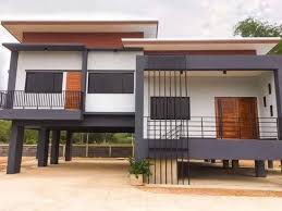 Rumah bambu menjadi tempat tinggal yang bahan bangunan dari bambu baik dari luar maupun dari dalam rumah. Desain Rumah Panggung Beton Minimalis Di 2021 Rumah Rumah Minimalis Modern