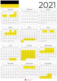 Durch die farbliche hervorhebung der feiertage. Kalender 2021 Baden Wurttemberg Hochformat Kalender Kalender Zum Ausdrucken Leerer Kalender