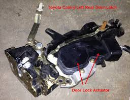 1 answer 1997 toyota corolla drivers door lock not working. How To Replace Or Repair The Rear Door Handle Door Latch Or Door Lock Actuator On The Toyota Camry Axleaddict A Community Of Car Lovers Enthusiasts And Mechanics Sharing Our