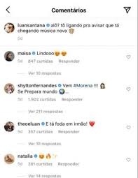 Natalia barulich é a estrela do novo clipe de luan santana (reprodução) natalia barulich aceitou ser a estrela do clipe da música 'morena', de luan santana. Luan Santana Troca Likes E Comentarios Com Ex De Maluma Rd1
