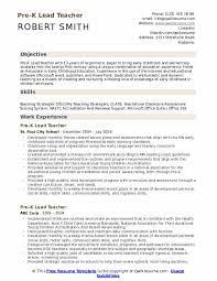Your resume should highlight not only your professional experience related to the teaching profession but also the skills that you possess that make you a strong candidate for the. Pre K Lead Teacher Resume Samples Qwikresume