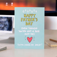 To make your card, simply print, cut around the outline, and fold down the center! Expectant Father S Day Card By Angela Chick Notonthehighstreet Com