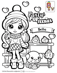 If your child loves interacting. Bella Coloring Page Party Pop Teenies