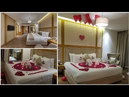 Bright splashes of color, floral patterns, gold or silver covers, beautiful fluent silhouettes would make your bedroom look like that. How To Make The Bedroom Look Romantic Bedroom Decor Decorate A Romantic Hotel Room In 2021 Romantic Hotel Rooms Romantic Room Decoration Romantic Bedroom Decor