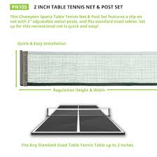Dhs table tennis net & post set. Champion Sports Table Tennis Net Post Set 2 Buy Online At Best Price In Uae Amazon Ae