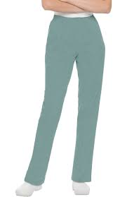 Landau Womens Classic Fit Elastic Waist Scrub Pants