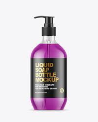 Download Clear Colored Liquid Soap Bottle With Pump Mockup Yellow Author Yellowimages Mockups