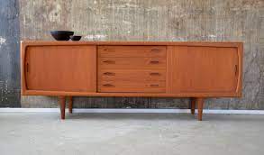 60er H P Hansen Teak Sideboard Danish Design 60s Credenza Vintage Midcentury Side Board Danisches Design Teak