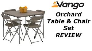 We'll see how it holds up over time. Vango Orchard Table Chair Set Youtube