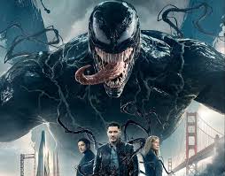 2019 eddiebrock poster venom tomhardy. New Venom Movie Poster Features Eddie Brock Anne Weying Carlton Drake