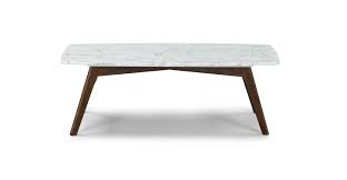Never miss new arrivals that match exactly what you're looking for! White Marble Oak Rectangle Coffee Table Vena Article
