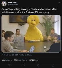 Just some bigfoot with memes. 20 Memes To See While Gamestop S Stock Mooning Is Temporarily Halted By Wall Street Know Your Meme