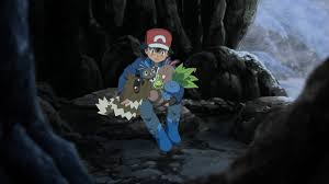 Well, ash had six pokemon when he traveled throughout the kalos region ●pikachu ●greninja ● goodra ●noivern ●hawlucha ●taloflame goodra left ash and went into his village where he was actually born(swamplands) to create harmony between all the pok. Xy121 Bulbapedia The Community Driven Pokemon Encyclopedia