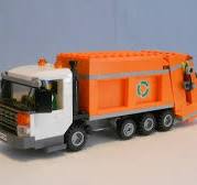 Custom LEGO Rear Load Garbage Truck With Working Compactor ...