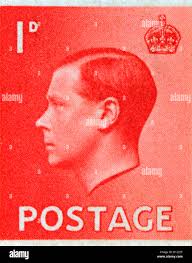 King edward stamp hi-res stock photography and images