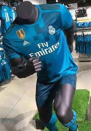 You are walking out of the tunnel and you look down and see this marvelous jersey. Blue Real Madrid Jersey 2017 18 New Real Third Kit 2017 2018 By Adidas Football Kit News