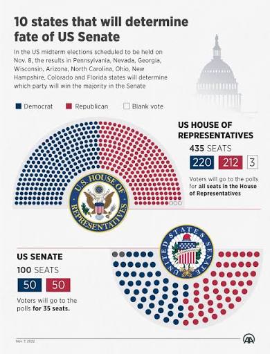 Top 10 US Senate races to watch during Nov. 8 midterm elections